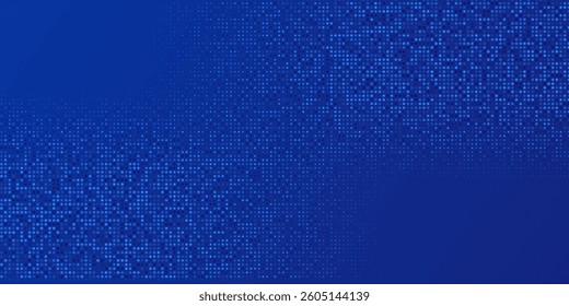 Futuristic Abstract Digital Technology Background. Tech Mosaic Halftone Pattern. Technology or Science Research Presentation Background. Modern