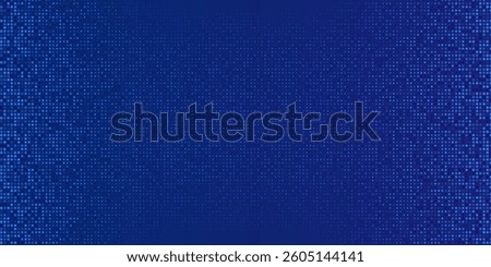 Futuristic Abstract Digital Technology Background. Tech Mosaic Halftone Pattern. Technology or Science Research Presentation Background. Modern