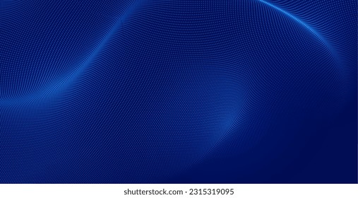 futuristic abstract dotted background in dynamic motion vector 