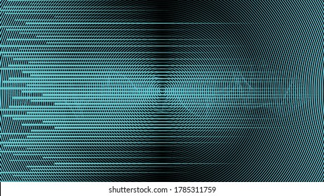 Futuristic abstract flow lines background . Fluid wavy shape .Striped linear pattern . Music sound wave . Vector illustration