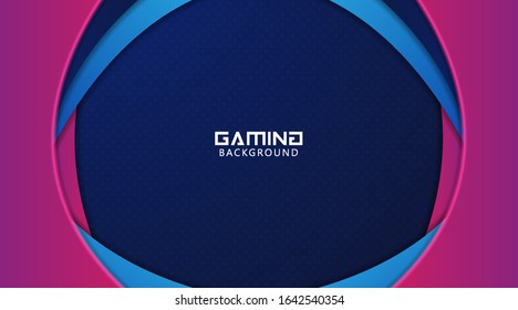 Futuristic Abstract Gaming Wallpaper Background Vector