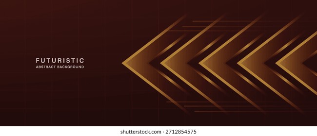 Fondo geométrico Abstractas futurista de la flecha para la Tecnología. Formas dinámicas de Vector Chevron para presentación Corporativa, deporte, velocidad y Anuncio empresarial moderno