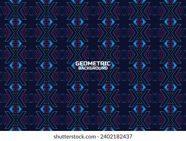 banner de fondo geométrico abstracto futurista