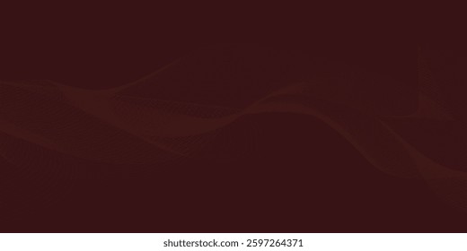 Futuristic Abstract glowing wave lines background. Dynamic wave pattern. Suit for poster, banner, brochure, cover, website, flyer. Vector illustration	