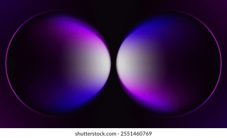 Futuristic Abstract Gradient Background with Purple and Blue Glow