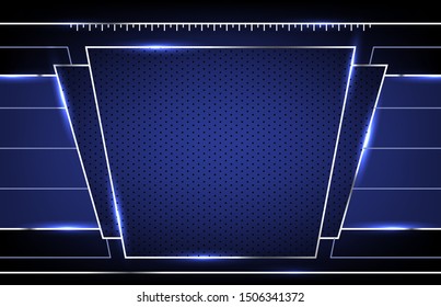 Futuristic abstract hud sci fi frame template layout design concept background
