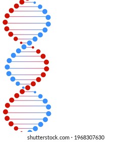 Futuristisches abstraktes Bild einer DNA-Helix