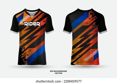 Futuristic abstract jersey suitable for racing, soccer, gaming, motocross, gaming, cycling.