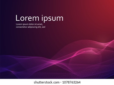 futuristic abstract line background design concept .vector illustration