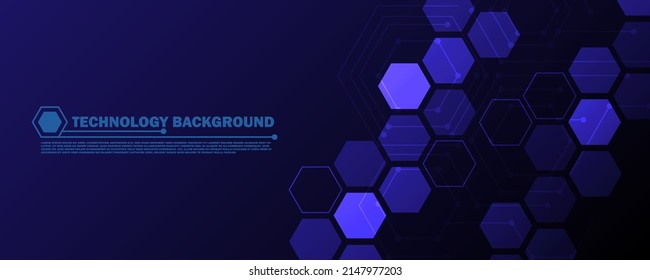 Líneas abstractas y puntos futuristas conectan el fondo. tecnología de conexión de datos digitales y concepto de big data fondo azul EP.3.hi-tech concepto de comunicación innovación ilustración vectorial