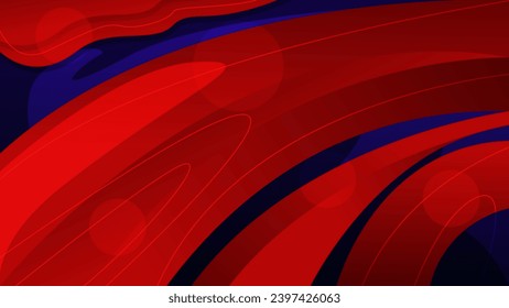 Futuristic abstract red and blue gradient color background suitable for banners. Vector illustration