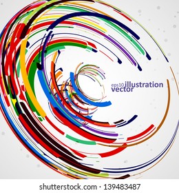 Futuristic abstract shape illustration, technology vector background eps10