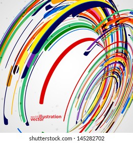 Futuristic abstract shape illustration, technology vector background eps10
