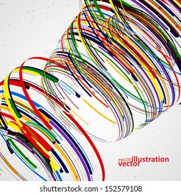 Futuristic abstract shape illustration, technology vector background eps10
