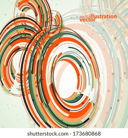 Futuristic abstract shape illustration, technology vector background eps10