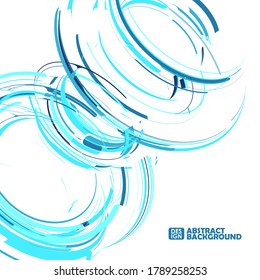 Futuristic abstract shape illustration, technology dynamic background. Graphic concept for your design