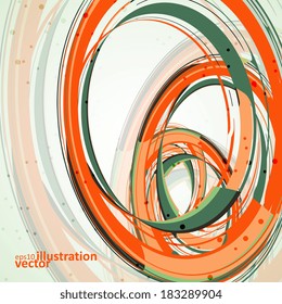 Futuristic abstract shape illustration, technology vector background eps10