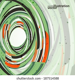 Futuristic abstract shape illustration, technology vector background eps10