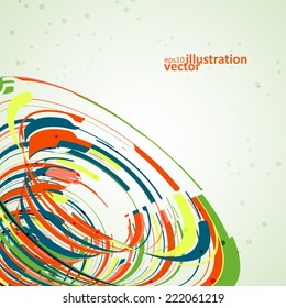 Futuristic abstract shape illustration, technology vector background eps10