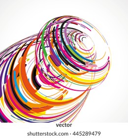 Futuristic abstract shape illustration, technology vector background eps10
