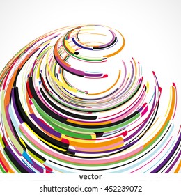 Futuristic abstract shape illustration, technology vector background eps10
