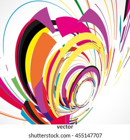 Futuristic abstract shape illustration, technology vector background eps10