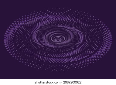 Futuristic abstract Spiral Design Element. Abstract vector image