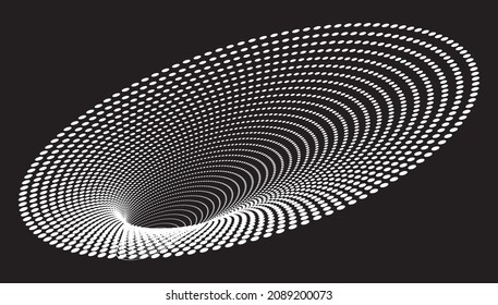 Futuristic abstract Spiral Design Element. Abstract vector image