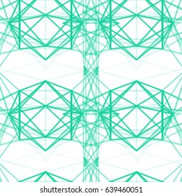 futuristic abstract tech decoration, transparent seamless pattern