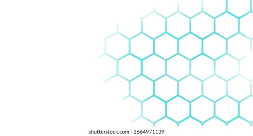 Tecnologias abstratas futuristas branco 3D hexágono fundo. Medicina e biotecnologia.