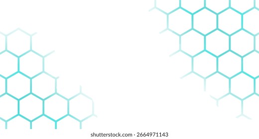 Futuristic abstract tech white 3D hexagon background. Medicine and biotechnology.