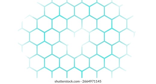 Futuristic abstract tech white 3D hexagon background. Medicine and biotechnology.