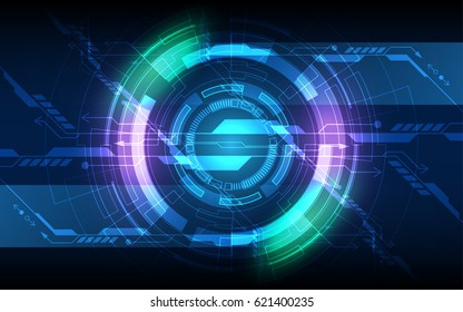 Futuristic abstract technology background innovation concept vector illustration