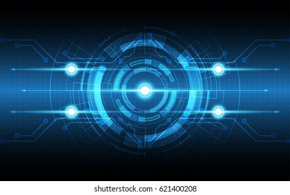 Futuristic abstract technology background vector illustration