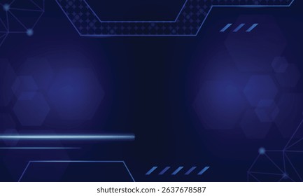 Futuristic abstract technology cybernetic circuit background design