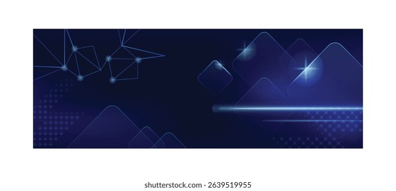 Futuristic abstract technology cybernetic circuit website banner concept