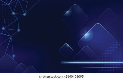 Futuristic abstract technology cybernetic circuit background template