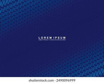 Tecnología abstracta futurista brillante gradiente de líneas de luz azul con moderno patrón de rayas de fondo azul oscuro. Vector de fondo de línea mínima con texto para portadas de redes sociales, encabezados, etc.