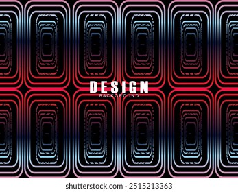 Futuristic abstract technology shining rainbow light lines with modern lines pattern black background. Vector minimal line background with text for social media covers, headers, etc.