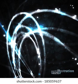 Futuristic abstract vector illustration, technology background eps10