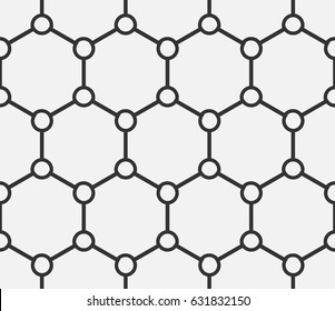 Futuristic abstraction geometric gray background simple seamless pattern