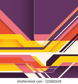 Futuristic abstraction. Vector illustration.