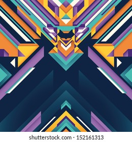 Futuristic abstraction. Vector illustration.
