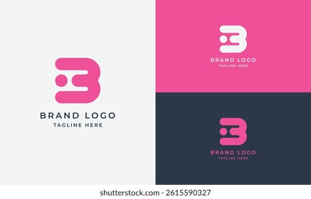 Futuristic AI Theme Letter B Logo – Bold Abstract Vector Design for Corporate, Tech, and Business Branding