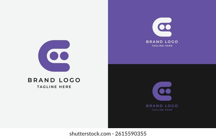 Futuristic AI Theme Letter C Logo – Bold Abstract Vector Design for Business Branding and Tech Identity