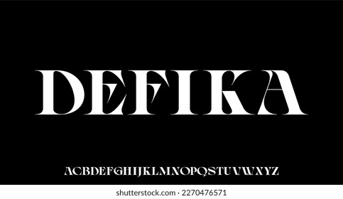 futuristic alphabet font vector typeset