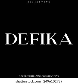 futuristic alphabet font vector typeset
