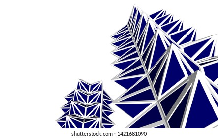
Futuristic architecture, vector 3d illustration
