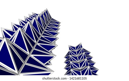
Futuristic architecture, vector 3d illustration