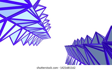 
Futuristic architecture, vector 3d illustration